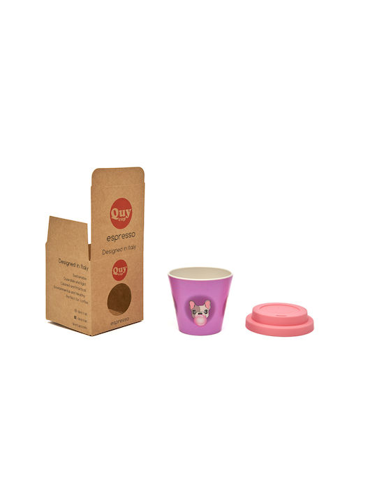 QuyCup Cană Plastic Violet 90ml
