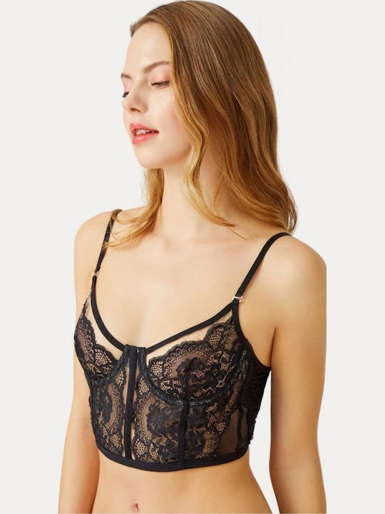 CottonHill Corset Bustier Black