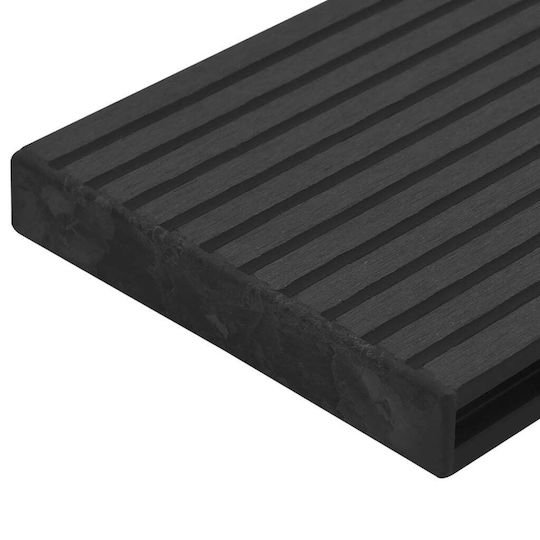vidaXL Дъска за градински под от Пластмаса 15x2.5бр 10бр