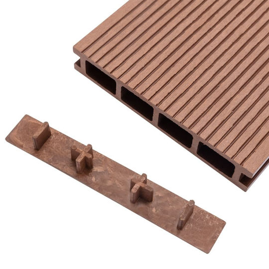 vidaXL Дъска за градински под от Пластмаса 15x2.5бр 10бр