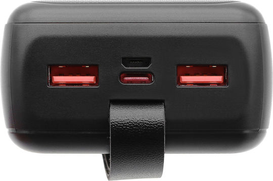 Cameron Sino HYG062 Power Bank 30000mAh με 2 Θύρες USB-A Μαύρο