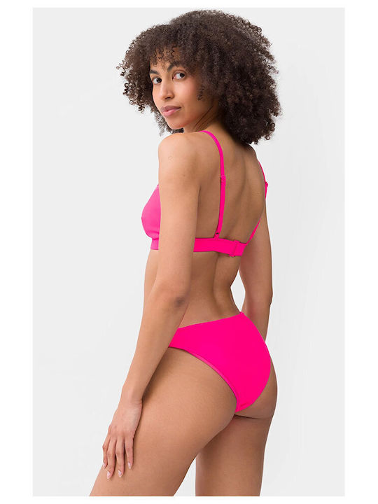 4F Triangle Bikini Top Fuchsia