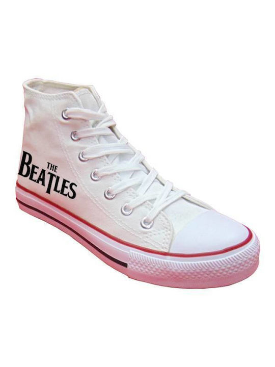 Takeposition Beatles Bărbați Sneakers Albe