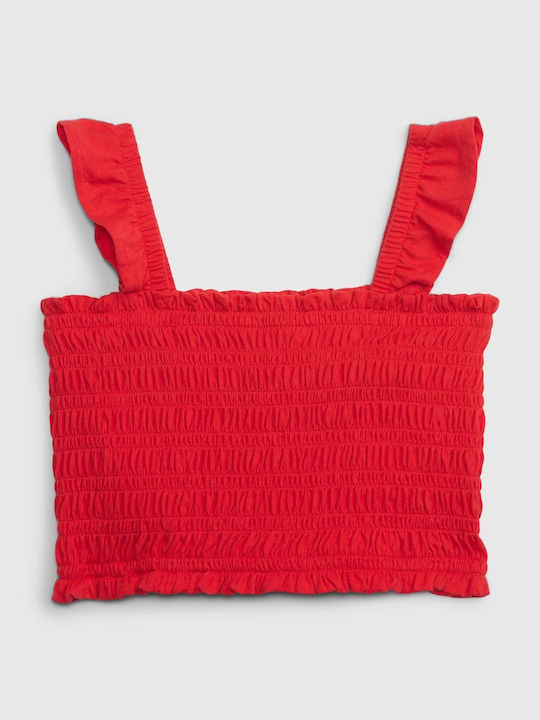 GAP Kids Crop Top Sleeveless Red