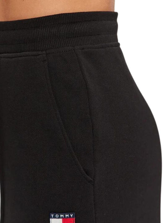 Tommy Hilfiger Women's High Waist Flared Sweatpants Black
