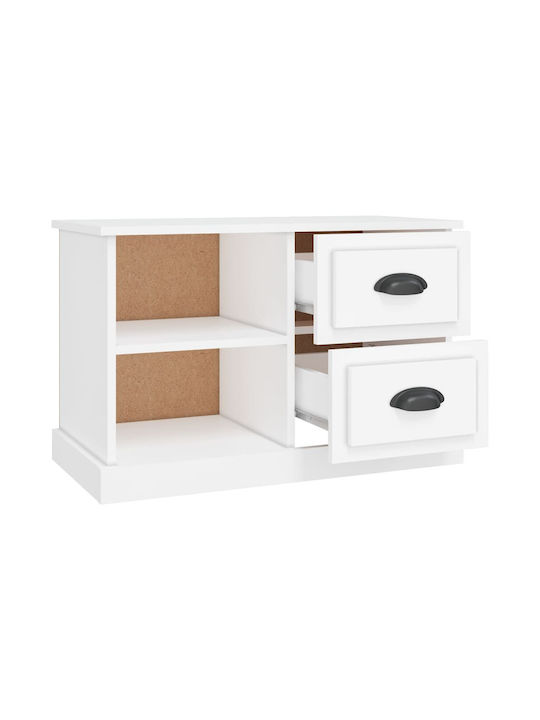 TV-Ständer Weiß M73xP35,5xH47,5cm