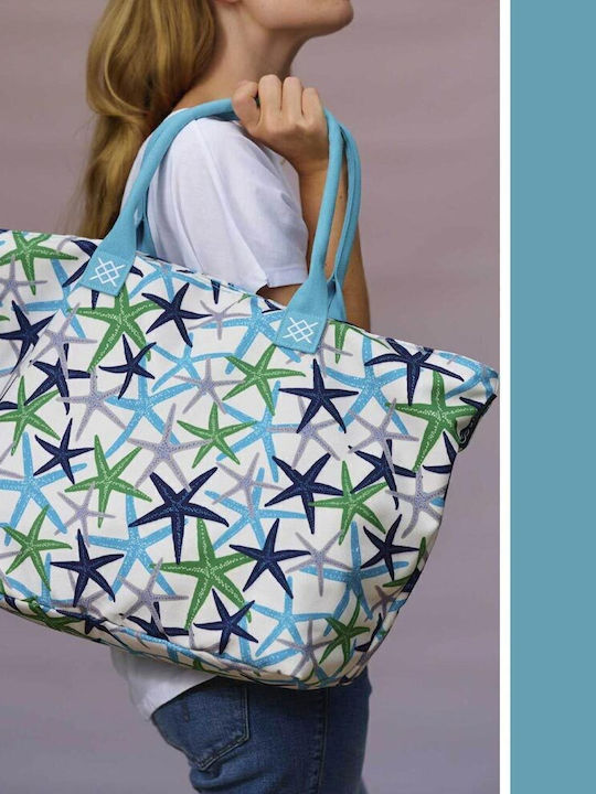 Skpat Geantă De Plajă Din Material Textil Multicoloră