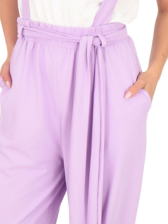 Damen Jumpsuit Lila
