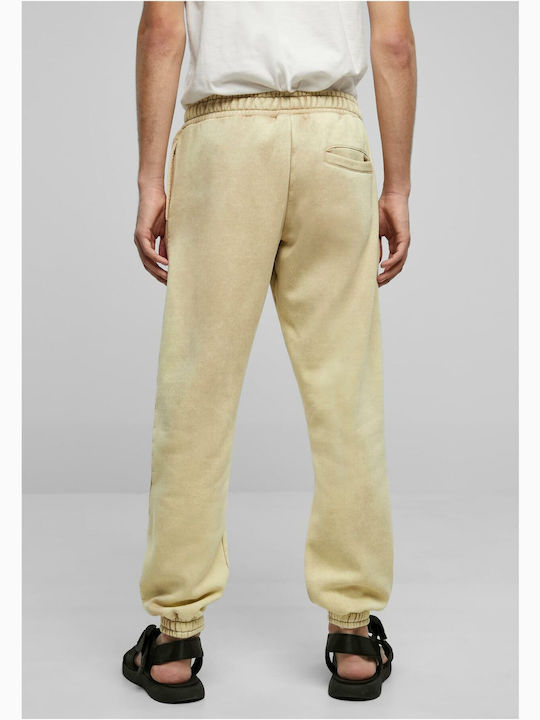 Urban Classics TB6274 Men's Sweatpants with Rubber Beige