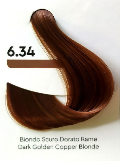 Sensus Holi Demi Permanent Hair Dye Temporary Hair Dye Without Ammonia 6.34 Blonde Copper Dark Dore 60ml