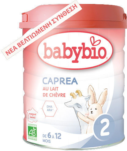 Babybio Γάλα σε Σκόνη Caprea 2 Κατσικίσιο Χωρίς Γλουτένη για 6+ Μηνών 800gr
