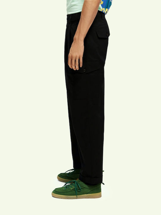 Scotch & Soda Men's Trousers Cargo Black