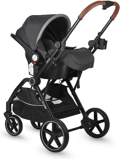 Coccolle Coccolle Amani Adjustable 3 in 1 Baby Stroller Suitable for Newborn Anthracite