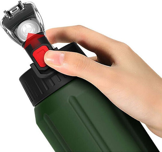 Alpin SUS 316 Recyclable Bottle Thermos Stainless Steel BPA Free 450ml Red with Mouthpiece