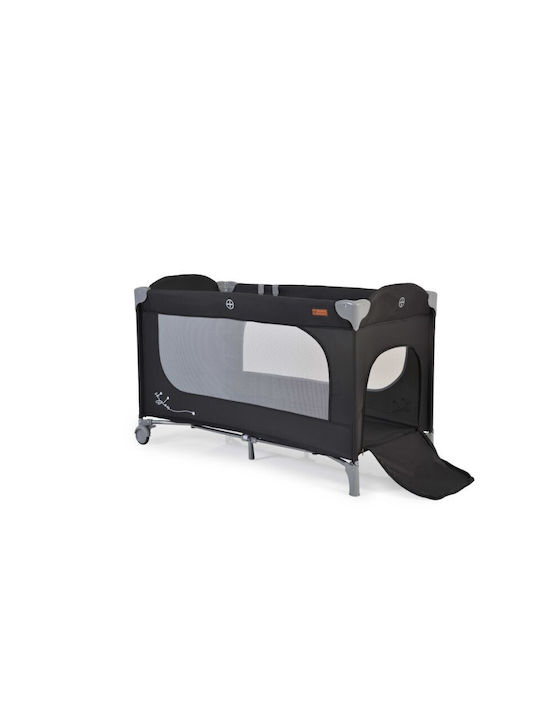 Cangaroo Skyglow Playpen 2 Levels with Mattress Black 125x62cm