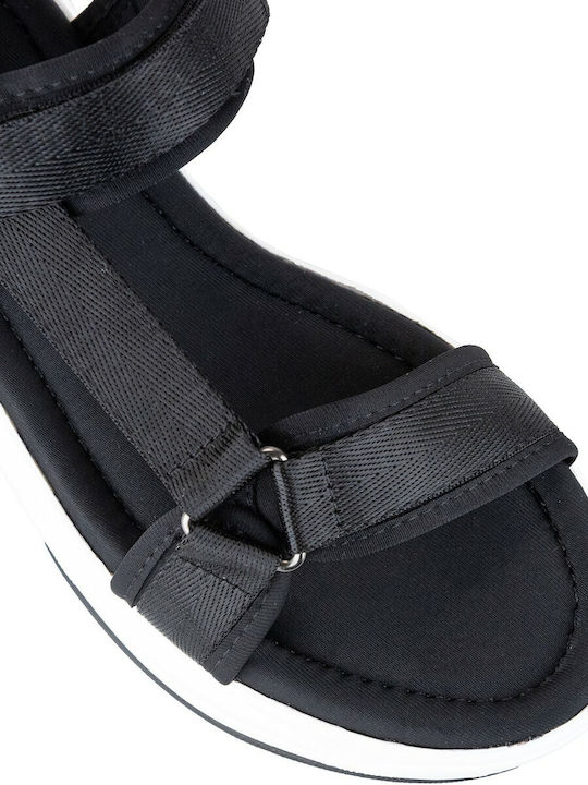 Silia D Flatforms Sporty Women's Sandals Black