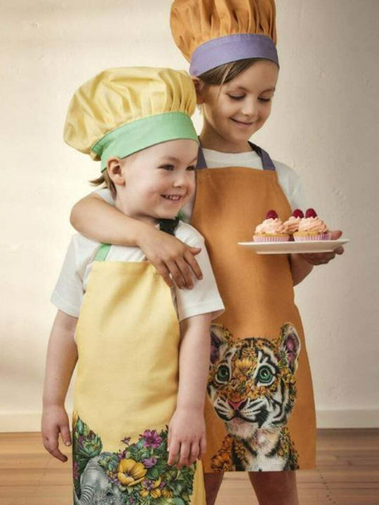 Maxwell & Williams Kids Apron with Chefs Hat Yellow 2pcs