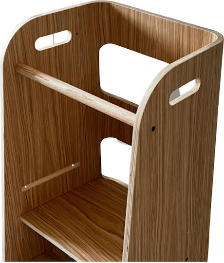 Learning Curve Lernturm aus Holz Braun Curve Lab