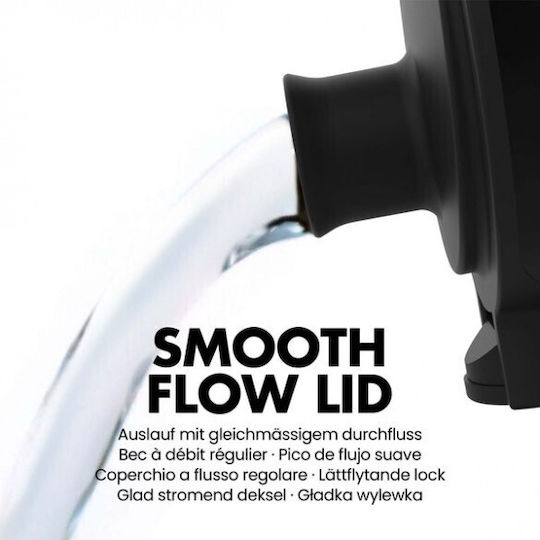 Ion8 Leak Proof Steel Water Bottle Recycelbar Flasche Thermosflasche Rostfreier Stahl BPA Frei 500ml Gray mit Mundstück
