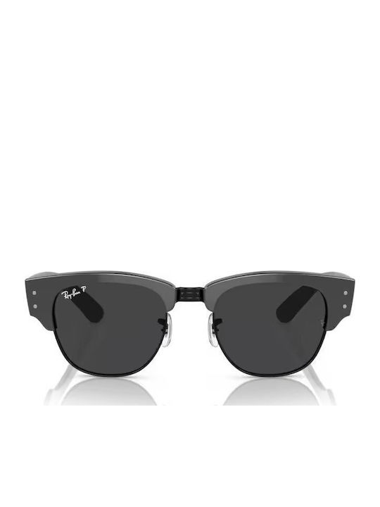 Ray Ban Mega Clubmaster Γυαλιά Ηλίου Γκρι με Mixed Σκελετό Ray Ban Mega Clubmaster Γυαλιά Ηλίου Γκρι με Mixed Σκελετό