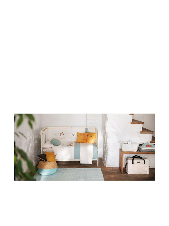 Petit Praia Κάλυμμα Αλλαξιέρας Family από Ύφασμα Γαλάζιο 70x80cm