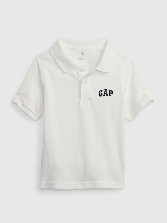 GAP Kids Polo Short Sleeve White