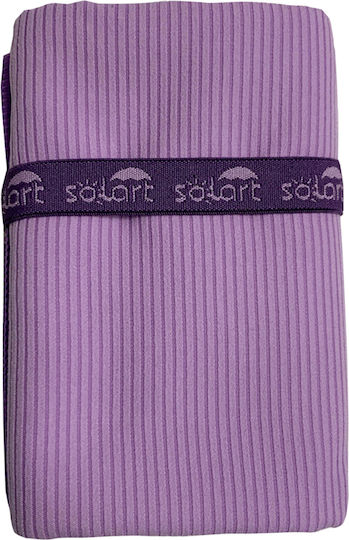 Solart Microfiber Body Towel 220gr/m² Purple 150x75cm