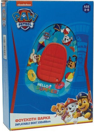 Gim Paw Patrol Boy Παιδική Φουσκωτή Βάρκα 102x69εκ.