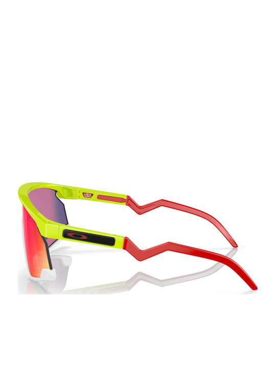 Oakley Bxtr Unisex Sunglasses with Yellow Plastic Frame and Multicolour Lens OO9280-06