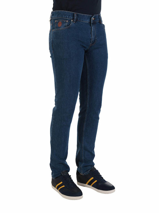 Trussardi Men's Jeans Pants in Slim Fit Navy Blue