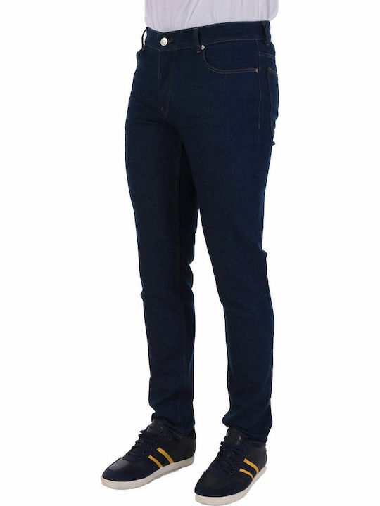 Men's Jeans Pants with Slim Tapered Fit Navy Blue