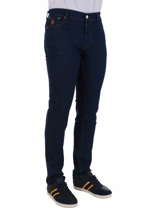 Men's Jeans Pants with Slim Tapered Fit Navy Blue