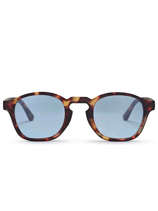 Chpo Tartaruga Chpo16133ja Nos Unknown Men's Sunglasses with Brown Tartaruga Plastic Frame and Blue Lens 16133JA