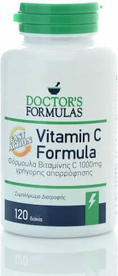 Doctor's Formulas Vitamin C Fast Action 1000mg Vitamin für Unterstützung des Immunsystems, die Haut & Antioxidans 1000mg 120 Registerkarten