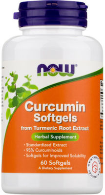 Now Foods Turmeric Curcumin Gels 60 μαλακές κάψουλες