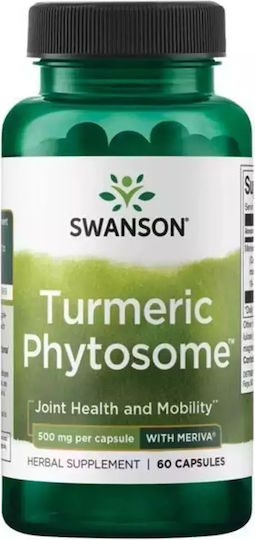 Swanson Turmeric Phytosome with Meriva 500mg 60 κάψουλες