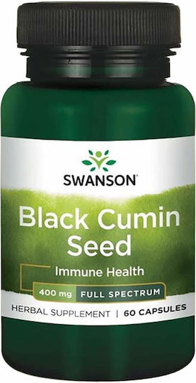 Swanson Black Cumin 400mg 60 caps