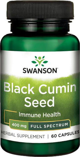 Swanson Black Cumin 400mg 60 caps