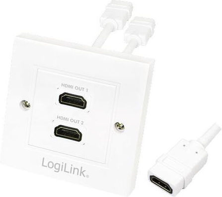 LogiLink Complete Audio & Video HDMI Socket White AH0015