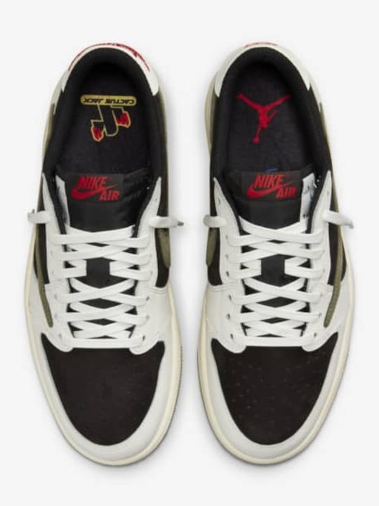 Jordan Travis Scott X Air Jordan 1 Low OG Adidași Pentru Femei Alb
