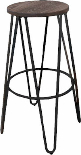 Ξύλινο Σκαμπό Μπαρ Arco Wood 33x33x76cm Ξύλινο Σκαμπό Μπαρ Arco Wood 33x33x76cm