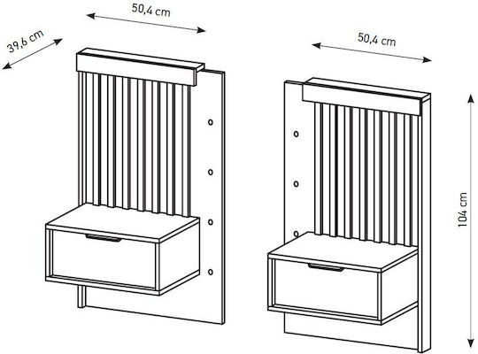 Bedroom Furniture Set Tally 160x200cm 4pcs