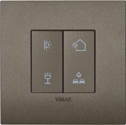 Vimar Aluminum elements Switch Frame 19642.80