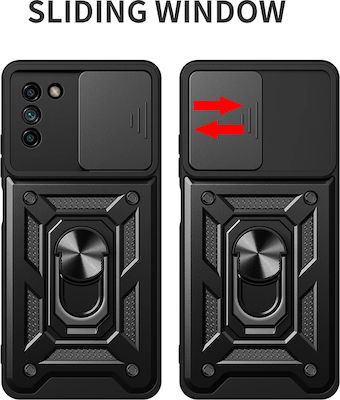 Techsuit Camshield Back Cover Πλαστικό Ανθεκτική Μαύρο (Nokia G11 / G21)