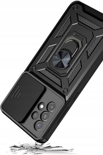Techsuit Camshield Back Cover Πλαστικό / Σιλικόνης Μαύρο (Galaxy A23 4G / Galaxy A23 5G)