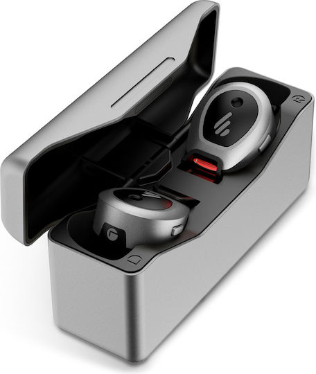 Edifier TWS NB In-ear Bluetooth Handsfree Ακουστικά με Θήκη Φόρτισης Ασημί