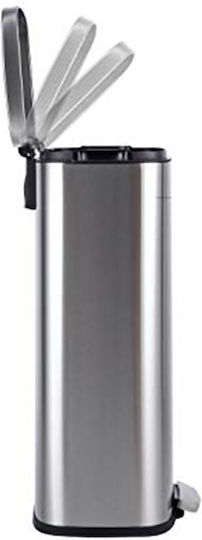 Vesta Waste Bin from Stainless Steel with Pedal 30lt Inox Matte