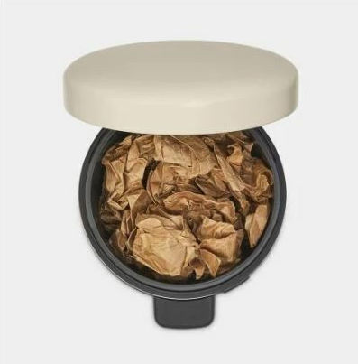 Brabantia Μεταλλικό Καλαθάκι Μπάνιου 5lt Μπεζ