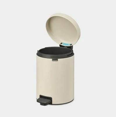 Brabantia Μεταλλικό Καλαθάκι Μπάνιου 5lt Μπεζ