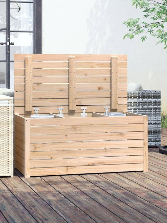 vidaXL Cutie de depozitare pentru exterior Lemn L101xW50.5xH46.5buc